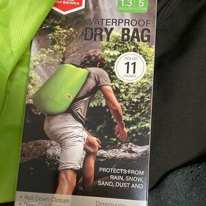 High Sierra Green Waterproof Dry Bag